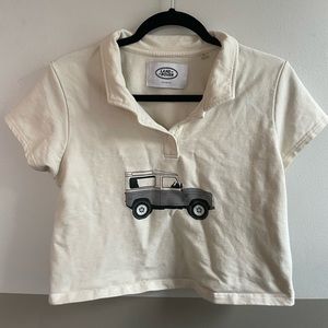 Pacsun Landrover Cropped Polo